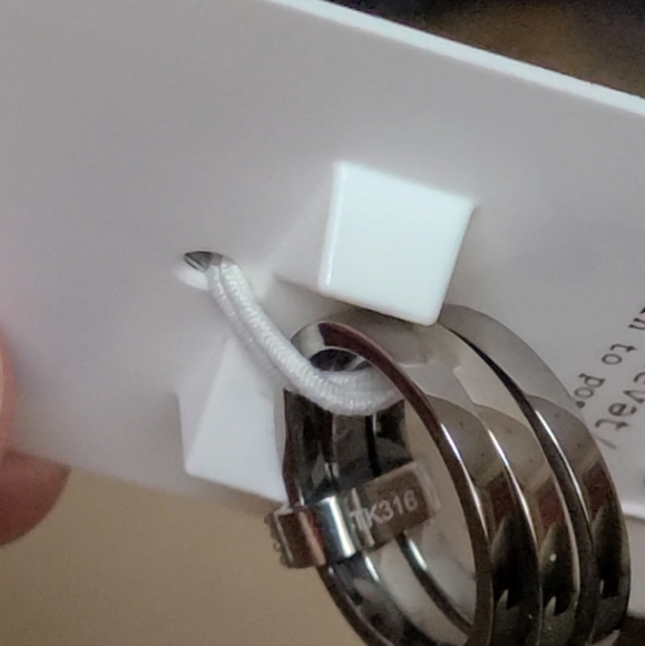 2 for $15, TK316 Two Tone Stainless Steel Ring with Top Grade Crystal, Nordstrom - Picture 3 of 4